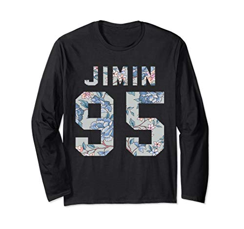 Official BTS Jimin 95 Kpop Bangtan Boys Merchandise BTS15FLR Long Sleeve T-Shirt