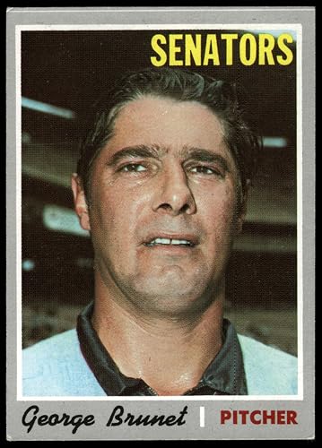 1970 Topps #328 George Brunet Washington Senators (Baseball Card) EX Senators