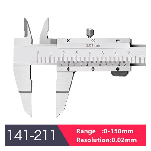 Calibrador Vernier 0-150mm de acero inoxidable miniatura 2