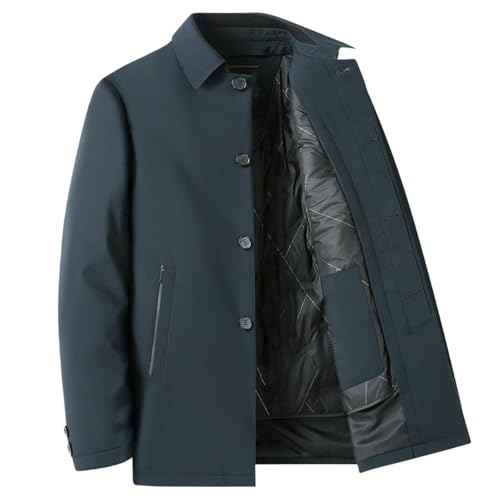 Manteau en duvet pour homme d'âge moyen finitions soignées premium