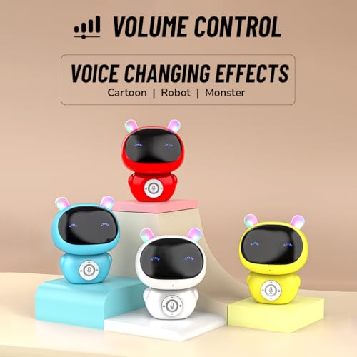 Image of Mirana Mr. Robot | Smart Interactive Talkback Toy for Kids | USB Rechargeable Type-C | in-Built Music | Best Gift for Boys & Girls 2 3 4 5 6 7 8+ Years (White)