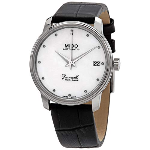 Mido Baroncelli Heritage 自動巻きレディース腕時計 M027.207.16.106.00, モダン