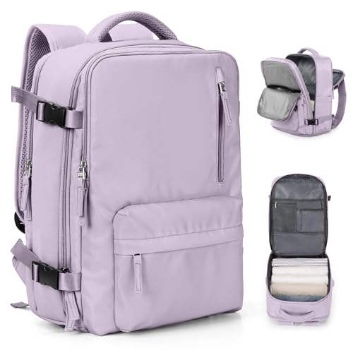 Mochila de viagem feminina, grande, A9 - roxo, Large