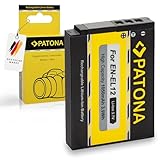 PATONA Akku Ersatz für Nikon EN-EL12 1050mAh kompatibel mit Coolpix A1000 A900 AW130 AW100 B600 P340 P310 S6300 S8000 S8100 S8200 S9100 S9500 S9700 S9900 S1000pj S1200pj W300 ENEL12 EN EL12