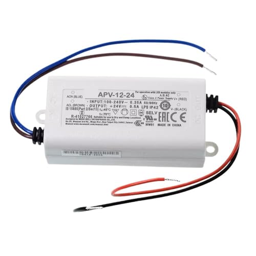 Alimentation à découpage APV-12 stoppe le scintillement des ampoules 15V 12W