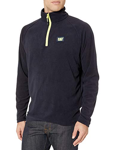 Caterpillar Men's Concord Fleece Pullover (Regular and Big Sizes), Navy, Large