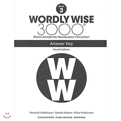 Wordly Wise, Book 3: 3000 Direct Academic Vocab... 0838877281 Book Cover