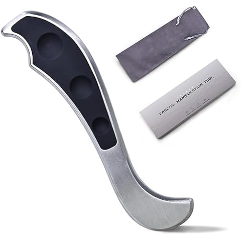 THLHKD Body Gua Sha Tool - Non-Slip Design Stainless Steel Fascia & Muscle Scraper Tool, Graston Tool, Guasha Massage Tool for Soothing Soft Tissues Cover