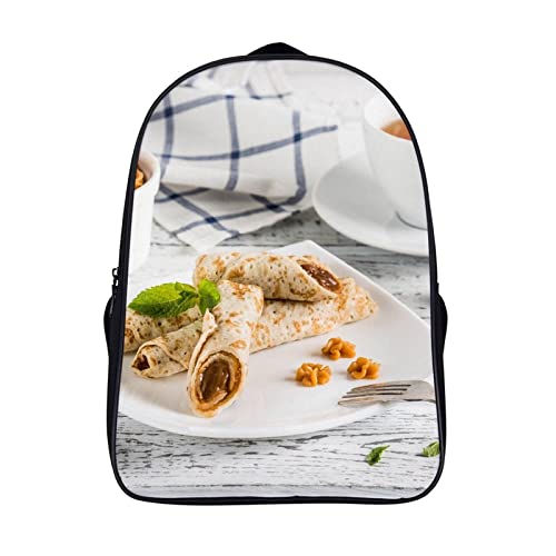 Sac à dos de mode décontracté pour femmes et hommes, cartable école 3D cool de 40x28x16cm
