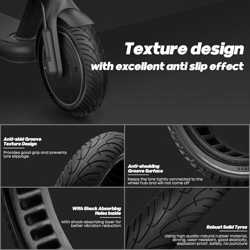 Xiasir 1PCS 8,5 inch Solid Tyre Non-pneumatic Tire 8,5" x 2" Spare Rubber Tyre Compatable with Xiaomi M365, Pro, Pro 2 - Image 2