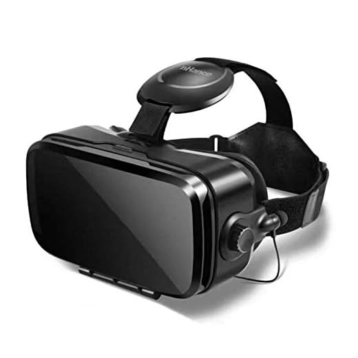 DOMO nHance VR11 Universal Virtual Reality 3D Headset with Inbuilt Stereo Sound Headphone, Capacitive Touch Button, Volume Button, Call Answer Key for Smart Phones Upto 6.2" Screen - Black