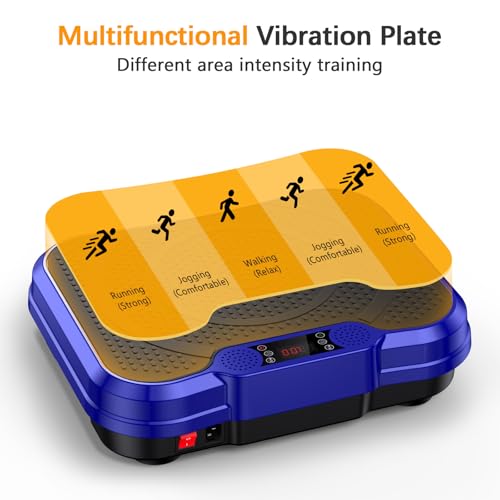 Image of NXSCI Vibration Plate Exercise Machine, Vibration Plate for Lymphatic Drainage Weight Loss, Shake Plate with 250 Speed Levels, 400 Lbs Capacity Full Body Workout for Home Office Gym