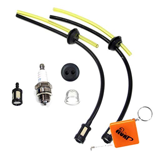 Huri Universal Fuel Filter Spark Plug Kit Fuel Hose Seal for Cutter, Mower Brush Cutter Shears Pruners