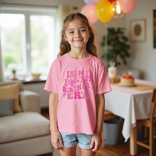 Image of in My 10th Birthday Girl Era Shirt 10 Years Old Birthday T-Shirt Tenth B-Day Party Short Sleeve Tee Tops