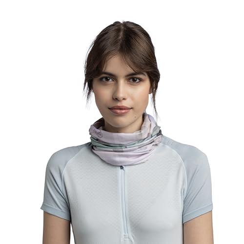 Image of BUFF CoolNet UV Neck Gaiter, UPF 50 Sun Protection, Breathable, Versatile, Quick Dry Face Mask, Multi-Colored, Adult Size