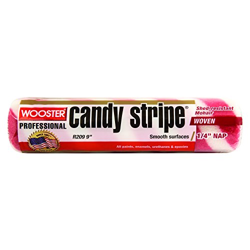 Wooster Brush R209-9 Candy Stripe Roller Cover 1/4-Inch Nap, 9-Inch #TOP19