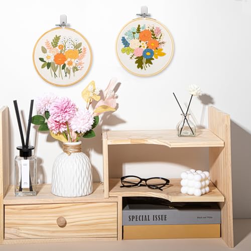 Image of DIAMOND DOTZ Country Garden Embroidery Craft Kit for Adults, Beginners
