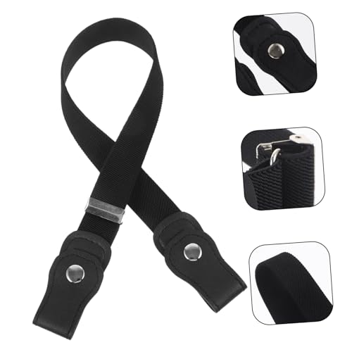 Buckle Adjustable Stretch Waist Belt for Boys Comfortable Elastic No Buckle Ages Durable Faux for Everyday Wear3