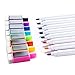 8 Colors Dry Erase Markers with Eraser Home Office Classroom Portable Low Odor Whiteboard Pen Set for Glass/Whiteboard/Plastics/Porcelain