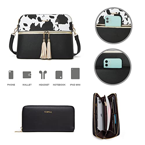 Image of Women Fashion Handbags Wallet Tote Bag Shoulder Bag Top Handle Satchel Purse Set 4pcs