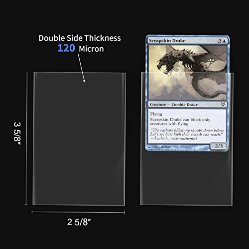 Foldermax PP200 Clear Penny Card Sleeves 200 Count, Plastic Card Protectors Soft Sleeves For Baseball Cards, Game/Trading Cards thumb #1