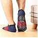 svlftecon Unisex Yoga Pilates Socks with Grips Non Slip Full Toe/Toeless for All Seasons Series 5