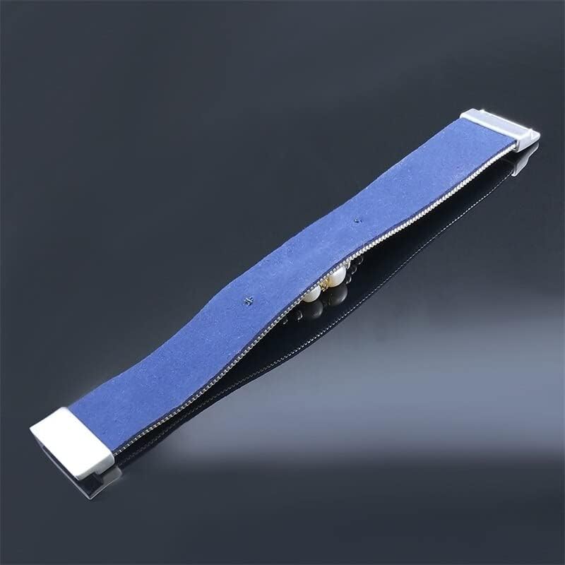 Miniatura 3 de KINSPORT Fashion Blue Pu Pearl Bracelet Chain for Women Width Bracelets Bracelets Women Jewelry Bisuteria