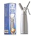 Produktbild Cream Whipper Dispenser-Professional Aluminium Whipped Cream, Mousse and Ice Cream Siphon with 3 Decorating Stainless Steel Nozzles for Cakes - 500ml Uses with 8-Gram N2O Cartridges (Not Included)