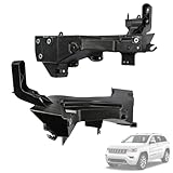 Promrmr 2PCS Radiator Support Bracket 68223400AA Compatible with Jeep Grand Cherokee 2014-2021 Replace 68223399AA CH1225271 CH1225272,Left & Right Headlight Mounting Bracket