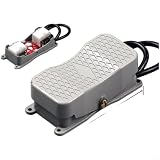 YDT1-20-101 Fußpedalschalter aus Aluminiumlegierung, bidirektionale Reset-Struktur mit Anti-Rutsch, funktioniert 12 V – 380 V für industrielle Ausrüstungssysteme (A)