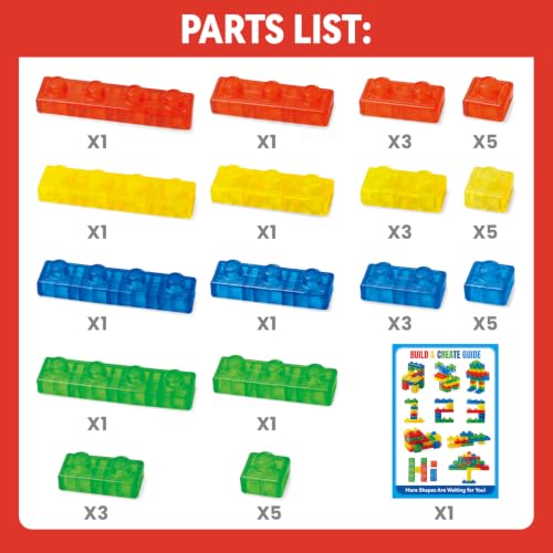 IKKOSYA Gummy Blocks, 40PCS Soft Sensory Building Blocks for Kids Ages 3 + - image 3