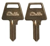 05959 Pair (2) Replacement Keys – Cut to Code on AM3 Blank for American/Junkunc Padlocks, Cabinets & Utility Locks | KEYSALACARTE