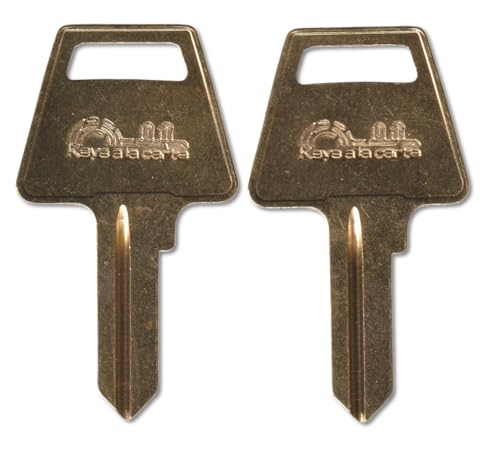 05959 Pair (2) Replacement Keys – Cut to Code on AM3 Blank for American/Junkunc Padlocks, Cabinets & Utility Locks | KEYSALACARTE