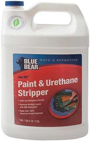 SoyGel Paint and Urethane Remover Stripper 1 Gallon by BLUE BEAR