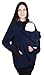 Mija 4019A Veste de portage/pull en polaire pour porte-bébé, Bleu marine/gris., M