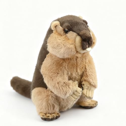 Peluche marmotte de collection finitions haut de gamme pour enfants