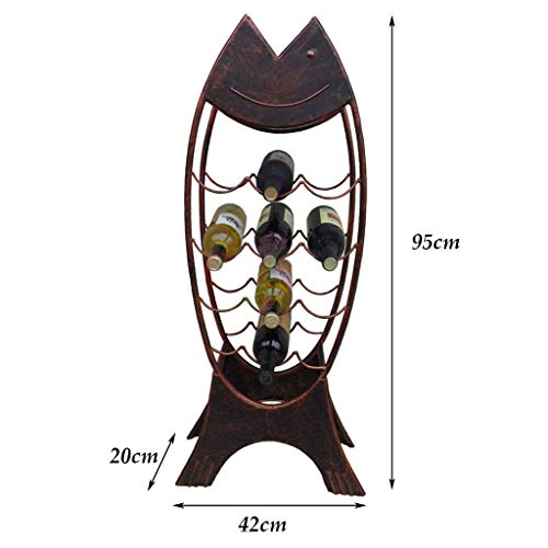 Organizador para 12 botellas de vino de metal miniatura 3