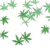 Maitys 100 Pieces Green Glitter Paper Green Confetti Leaves Paper Confetti for Birthday Party Wedding Festival Table Baby Shower Decorations