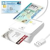 Atlantis lettore cie 3.0 carta d'identità elettronica e tessera sanitaria italiana, lettore smart card cns carta nazionale dei servizi, adatto per INPS, Ag. delle entrate, INAIL, Fascicolo sanitario