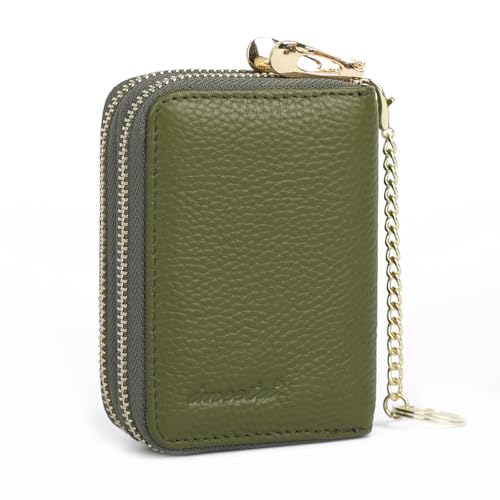 Image of imeetu Rfid Credit Card Holder,Genuine Leather Businese Card Case,Rfid Blocking Wallet for Women & Men