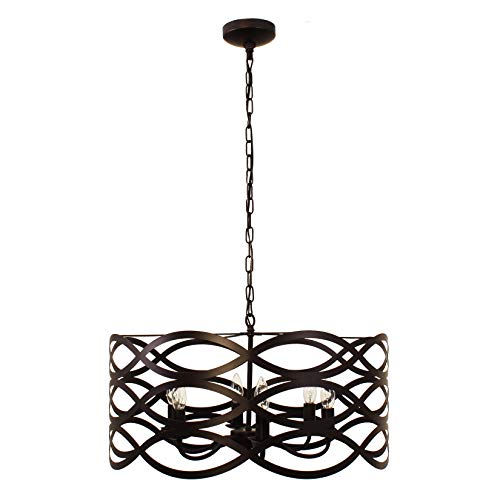 Overstock 6-Light Oil Rubbed Bronze Chandelier #TOP4