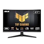ASUS TUF Gaming VG27VQM1B Curved Gaming Monitor – 27 inch Full HD, 280Hz, ELMB, 1ms response time, FreeSync Premium, 90% DCI-P3, DisplayWidget Center