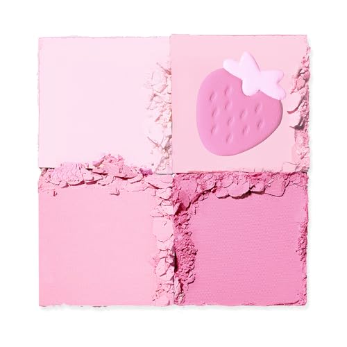 Image of Dasique Blending Mood Cheek #06 Berry Smoothie | 4 Blendable Shades | Pressed Powder Blush Palette for Cheeks | Silky & Soft Blur Finish | Lightweight Blush for Cheeks | Korean Makeup | Vegan