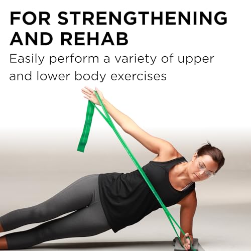 Image of THERABAND CLX Resistance Band with Loops, 5 Feet, Silver, Super Heavy, Non-Latex, Elastic Band for Exercise, Mobility & Rehab, Stretching, Home Workouts, Color-Coded for Easy Resistance Levels