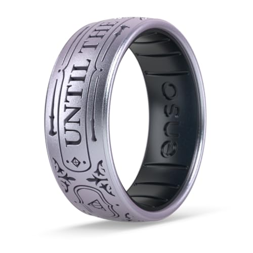 Enso Rings Wizarding World of Harry Potter Collection - Comfortable Silicone Rings - Until the Very End - Size 9