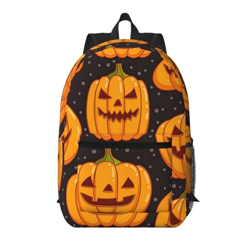 Sac à dos quotidien multi-poches Halloween pour optimiser votre rangement noir