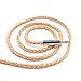 erjigo KZ Gold Silver Mixed Braiding Upgrade Cable 2 pin 0.75mm Replacement Earbuds Audio Cable Compatile with (C Pin (KZ-ZSN/ZSN PRO/ZS10 PRO))