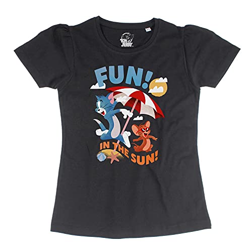Image of Tom & Jerry by Wear Your Mind Girl's Regular Fit T-Shirt