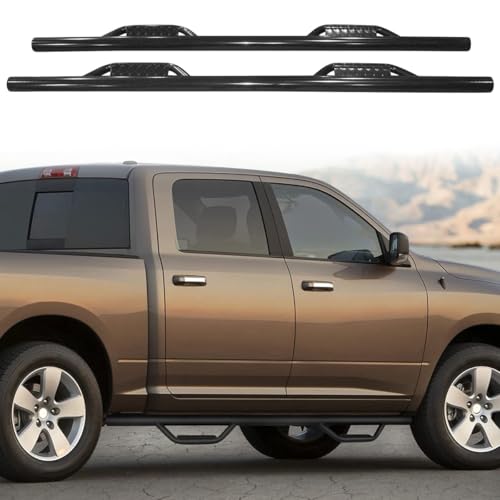Estribos laterales acero inoxidable negro para Toyota Tundra