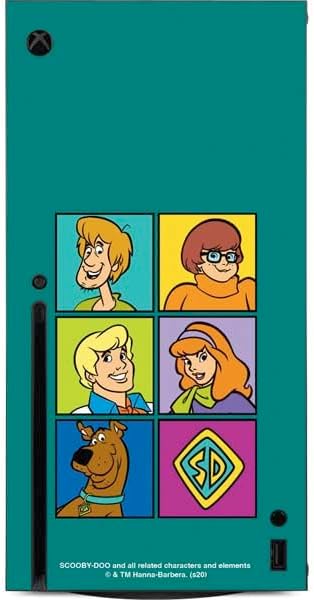 Skinit Decal Gaming Skin Compatible with Xbox Series X Console - Officially Licensed Scooby Doo Scooby-Doo Crew Design